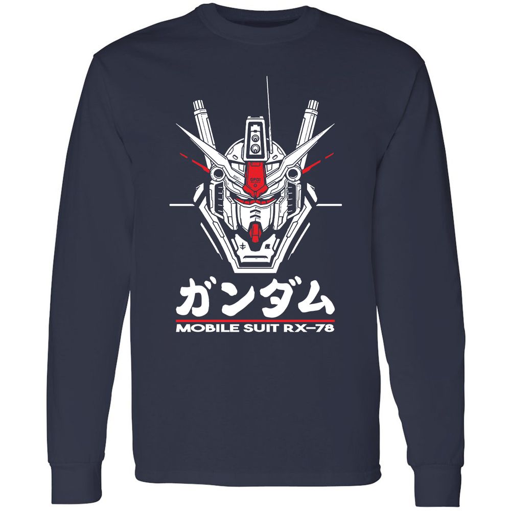 Long Sleeve T-Shirt - YD73WX58 - Navy - 2