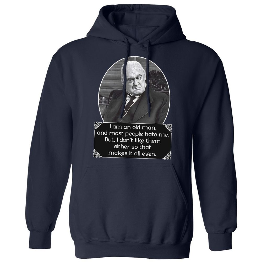 Classic Unisex Hoodie - Y9DEQWTG - Navy - 2