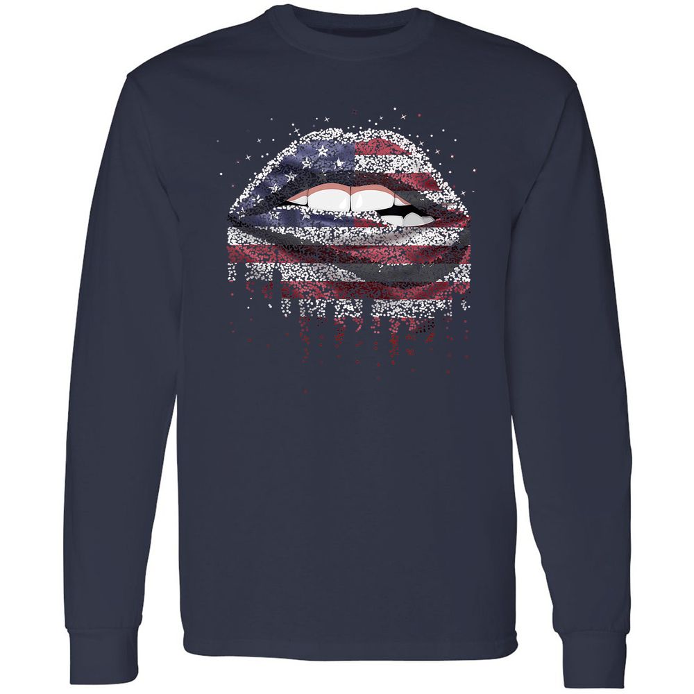 Long Sleeve T-Shirt - A9MV8TGL - Navy - 2