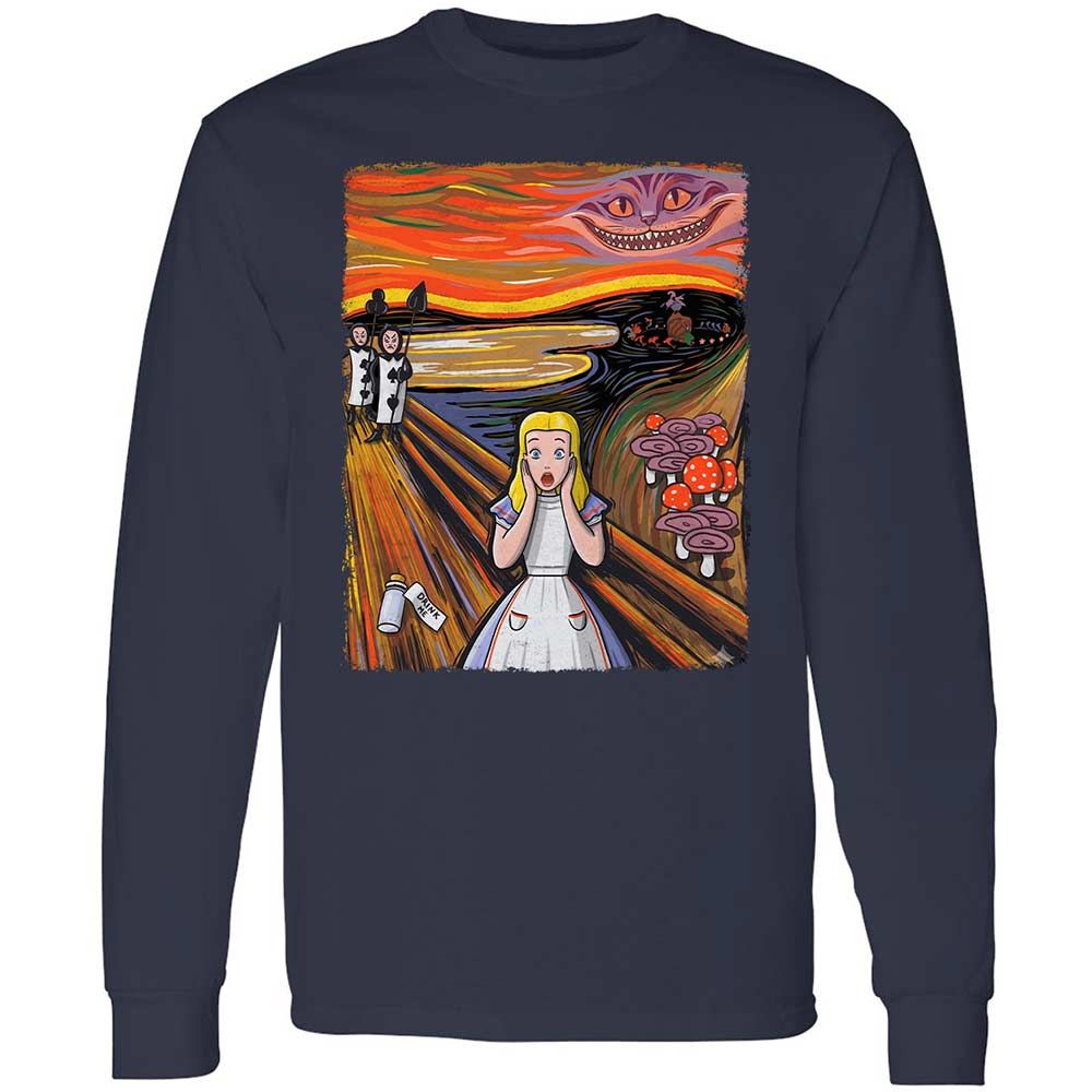 Alice in Screamland - Navy - 2