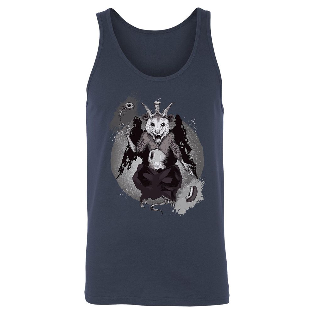 Unisex Jersey Tank - B4L6YQ9E - Navy - 2