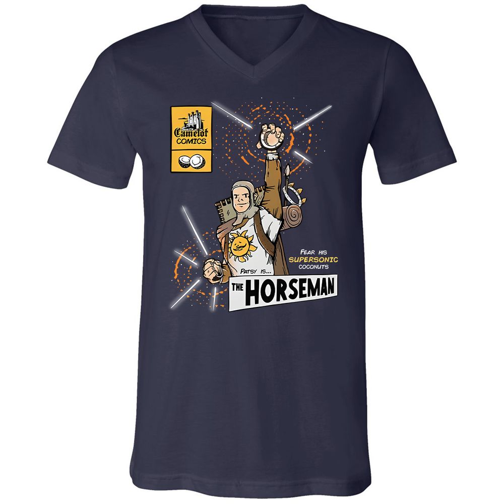 Unisex V-Neck T-Shirt - RZKMY2K8 - Navy - 2