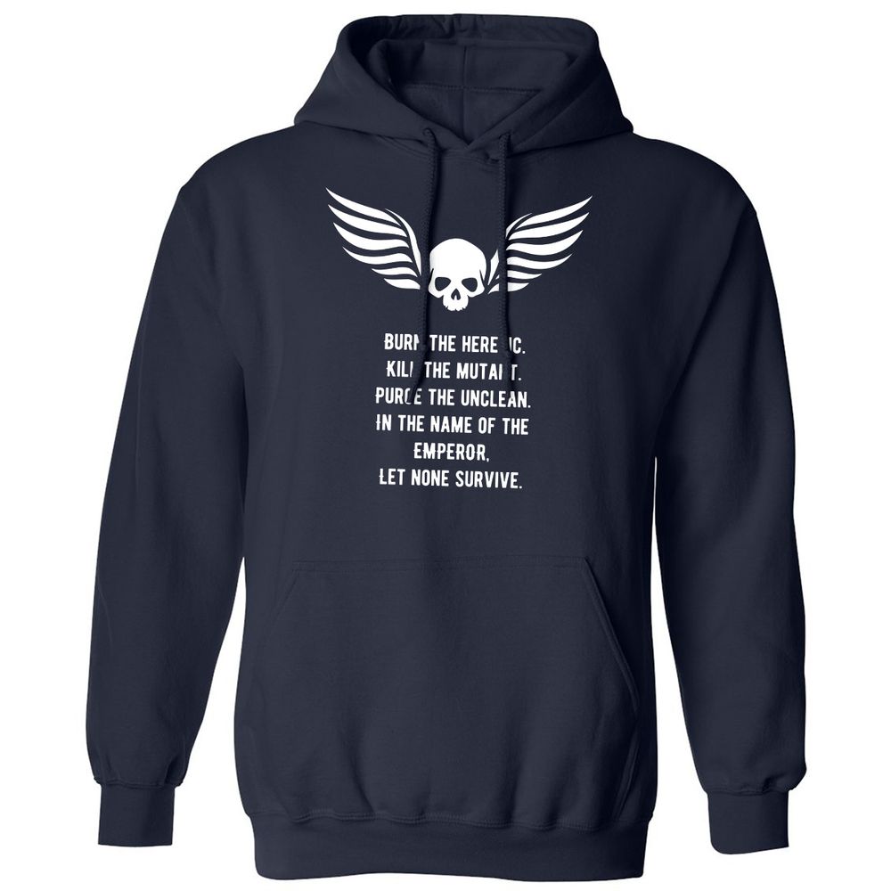 Classic Unisex Hoodie - ERHWMVSJ - Navy - 2