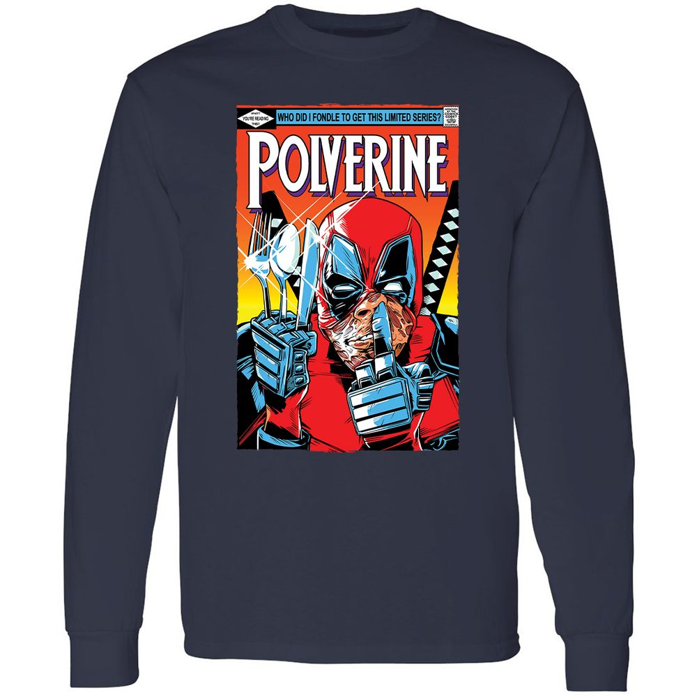 Long Sleeve T-Shirt - NYVUJRT5 - Navy - 2