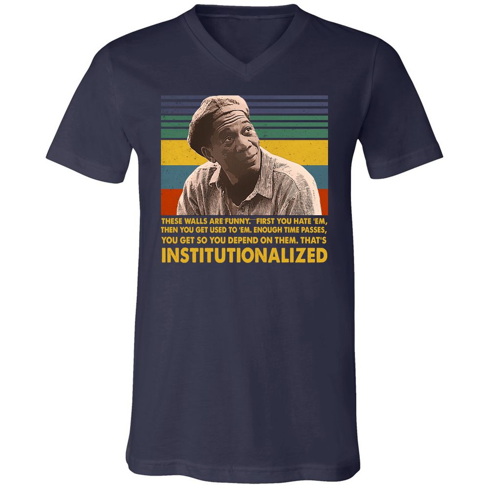 Unisex V-Neck T-Shirt - VDG36S2P - Navy - 2