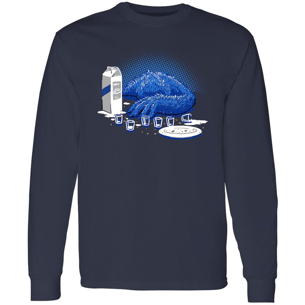 Long Sleeve T-Shirt - FE7VP5UH - Navy - 2
