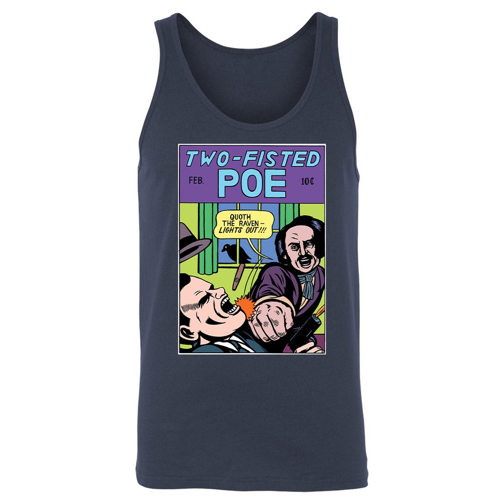 Unisex Jersey Tank - HZT8T9QM - Navy - 2