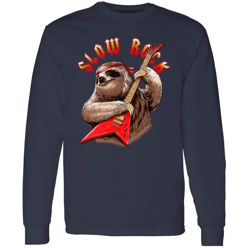 Long Sleeve T-Shirt - AHXZYK5X - Navy - 2