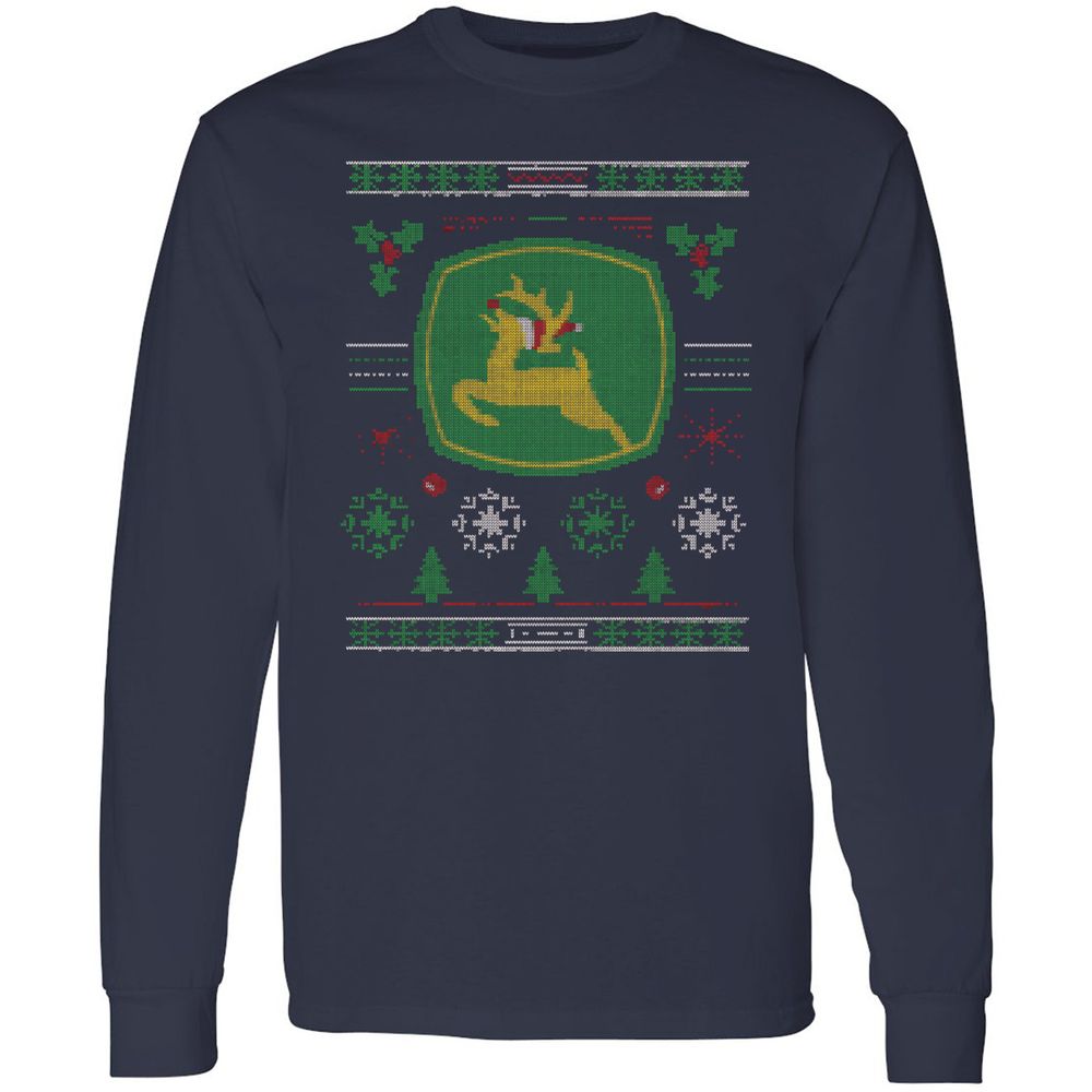 Long Sleeve T-Shirt - YFCPXATQ - Navy - 2