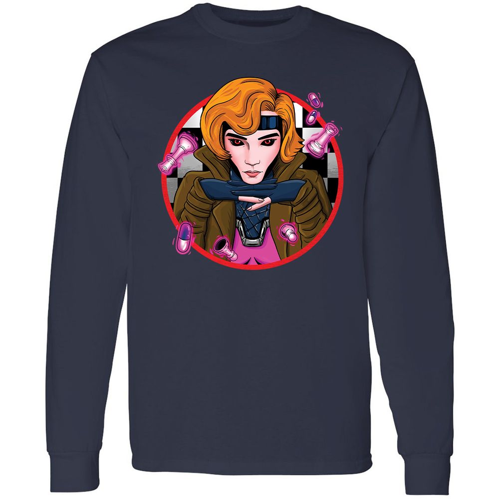 Long Sleeve T-Shirt - TCR5AQ1J - Navy - 2