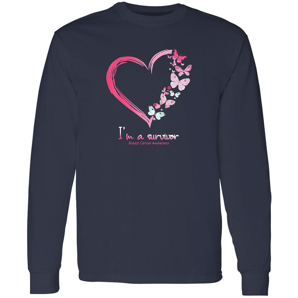 Long Sleeve T-Shirt - GECHJ9PL - Navy - 2