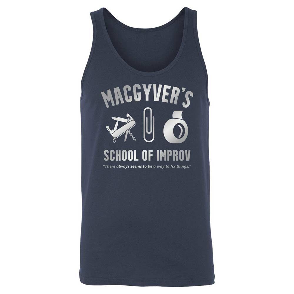 Unisex Jersey Tank - YFXC91HX - Navy - 2