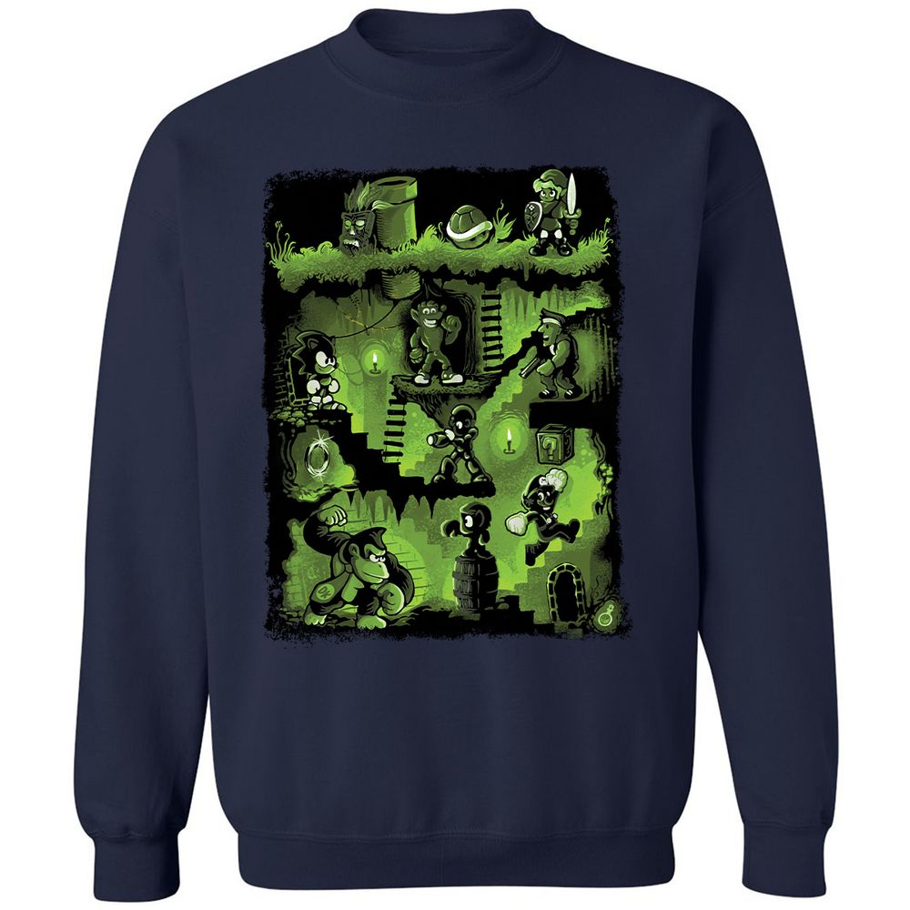 Classic Unisex Sweatshirt - B8ZJ797E - Navy - 2
