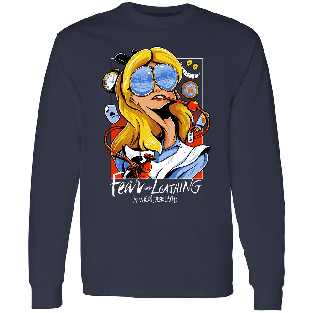 Long Sleeve T-Shirt - GC29Q91A - Navy - 2