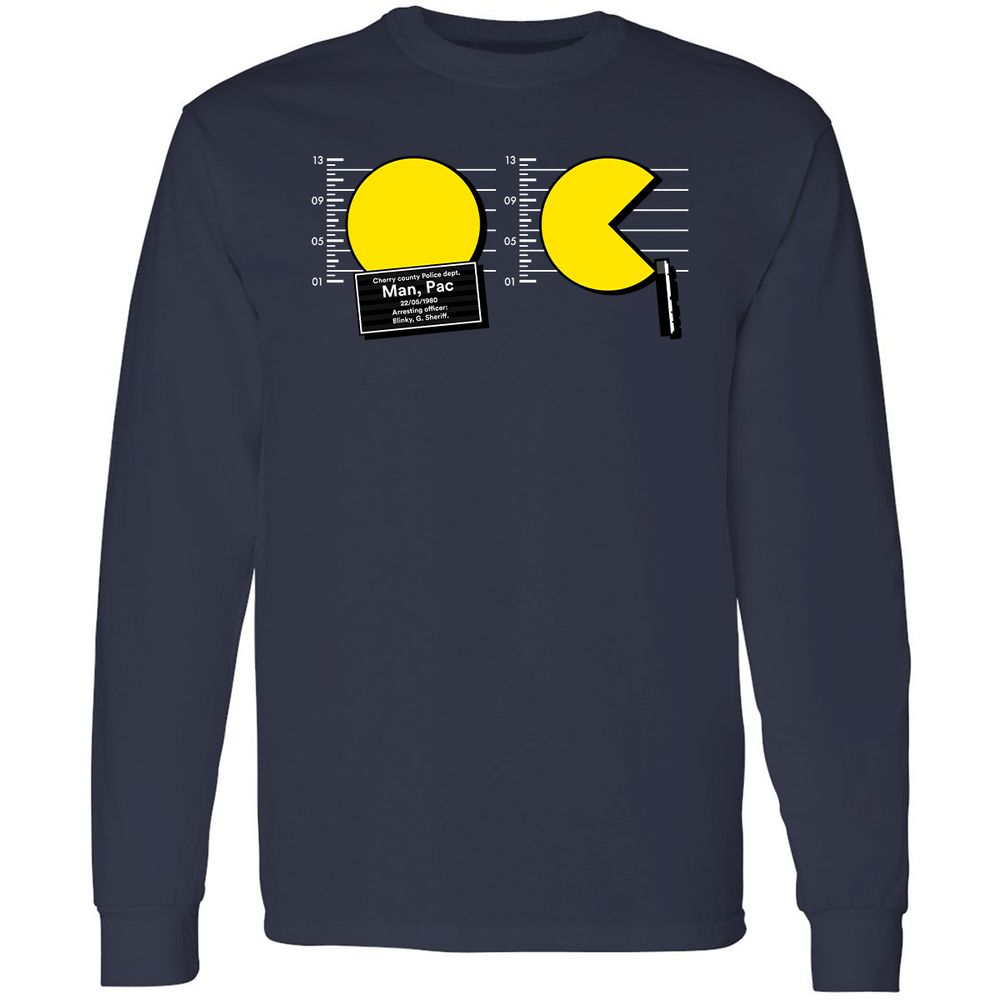 Long Sleeve T-Shirt - 3JPXNGZM - Navy - 2