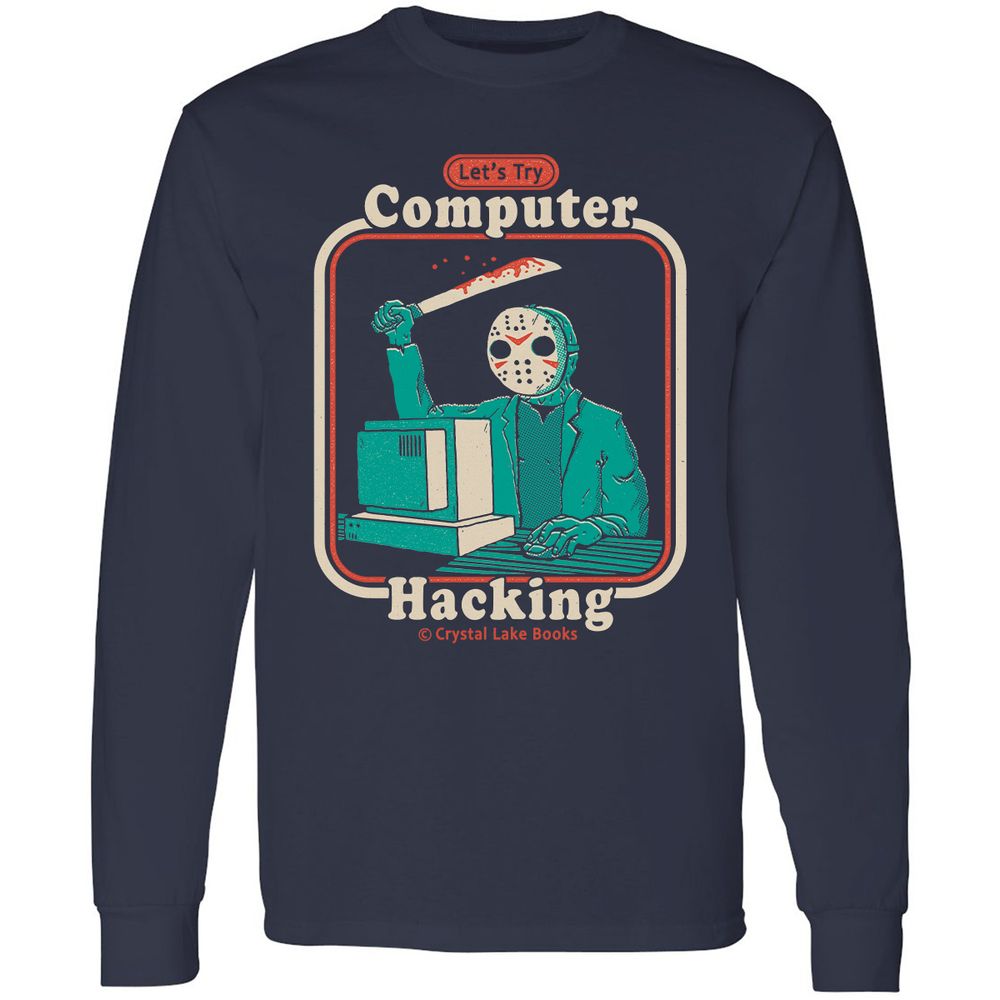 Long Sleeve T-Shirt - 2ZD9MV7H - Navy - 2