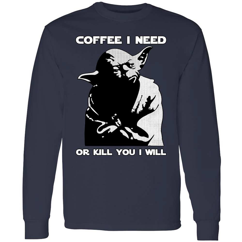 Coffee I Need - Navy - 2