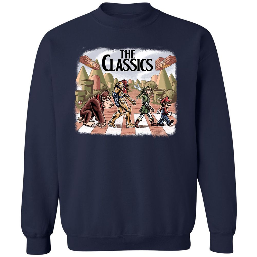 Classic Unisex Sweatshirt - TLSBRKJ1 - Navy - 2