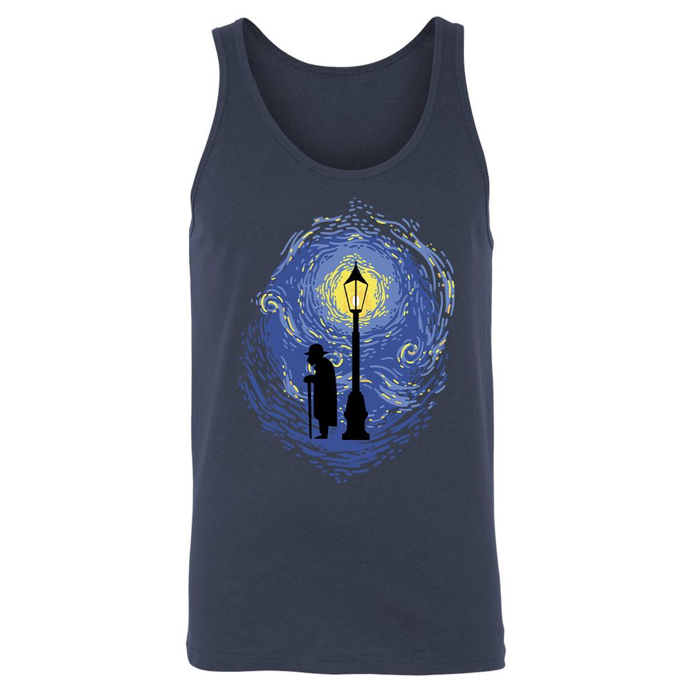Unisex Jersey Tank - 4WMQZDYH - Navy - 2