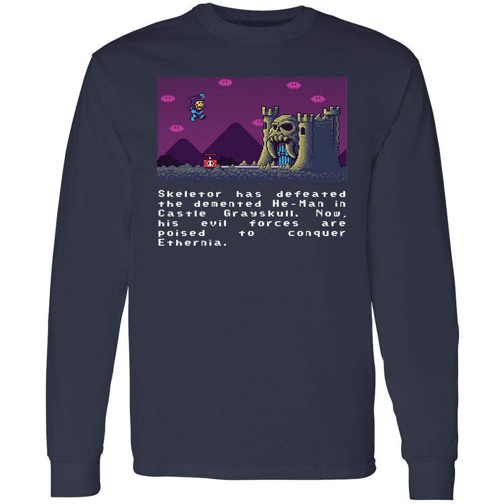 Long Sleeve T-Shirt - BG3FEJB5 - Navy - 2