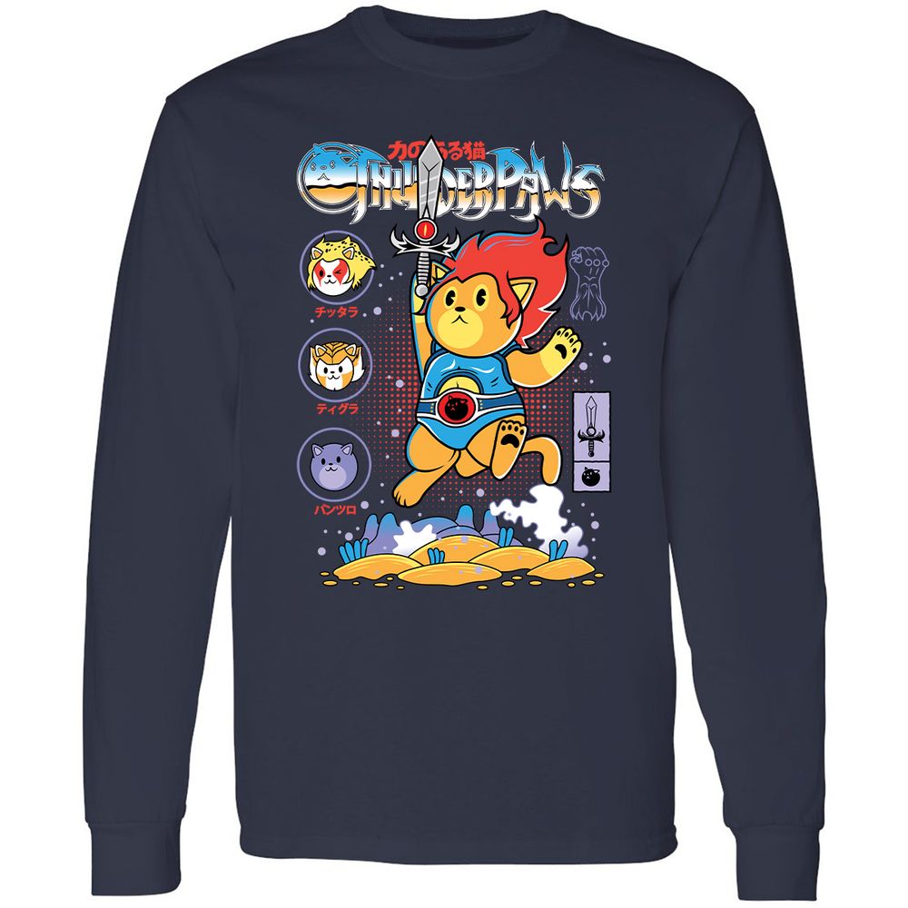 Long Sleeve T-Shirt - QCD74SLU - Navy - 2