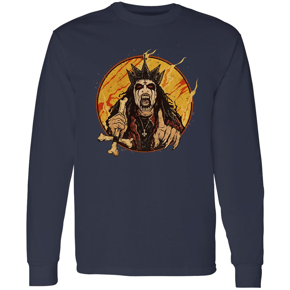 Long Sleeve T-Shirt - GGP1SCNP - Navy - 2