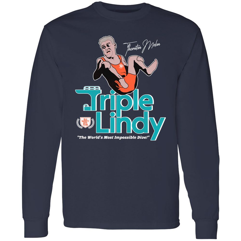 Long Sleeve T-Shirt - 1LW8K3XW - Navy - 2