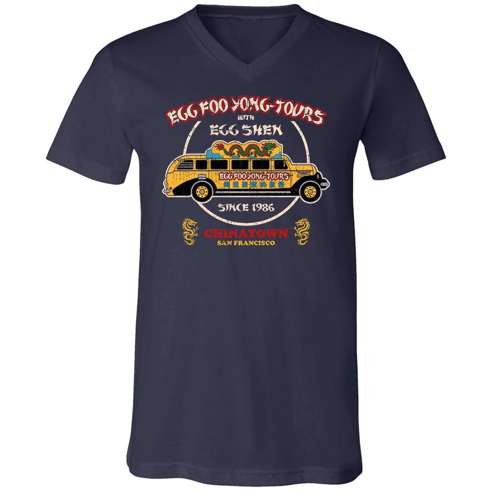 Unisex V-Neck T-Shirt - RTMN27JB - Navy - 2