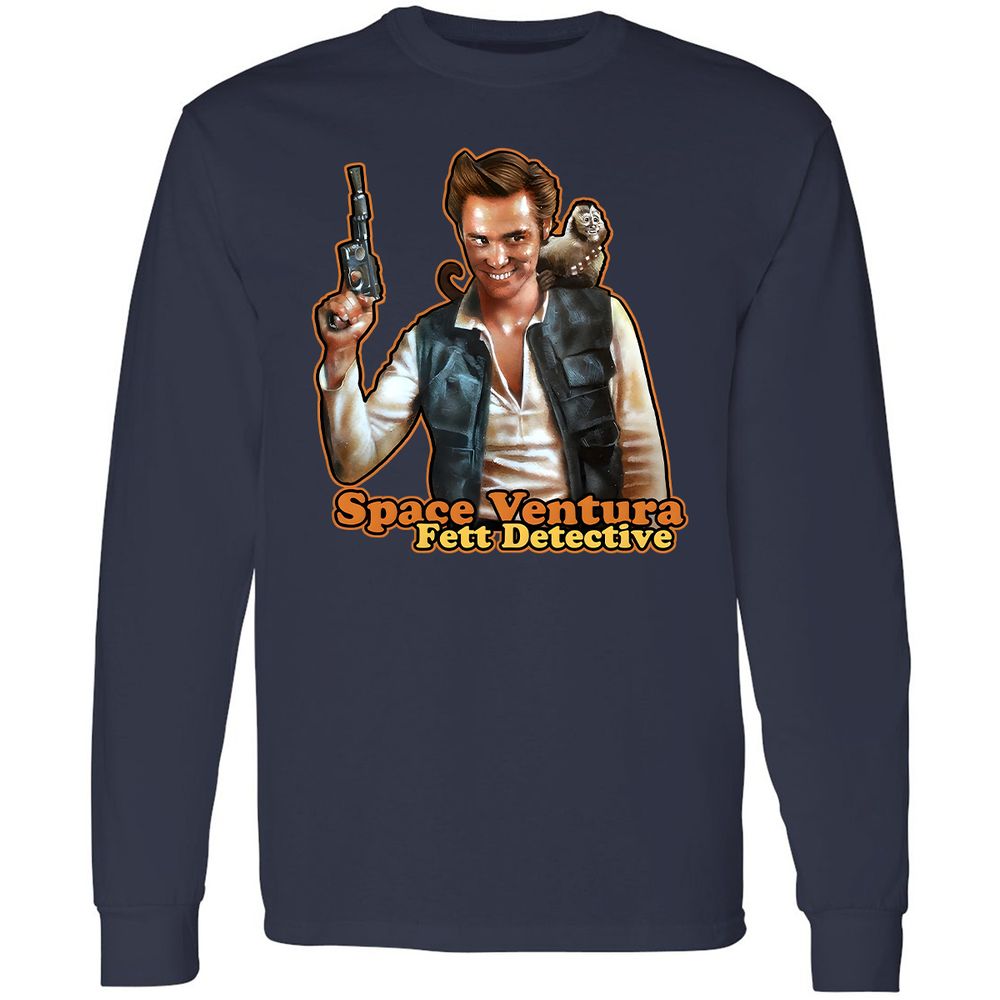 Long Sleeve T-Shirt - VU58AH57 - Navy - 2