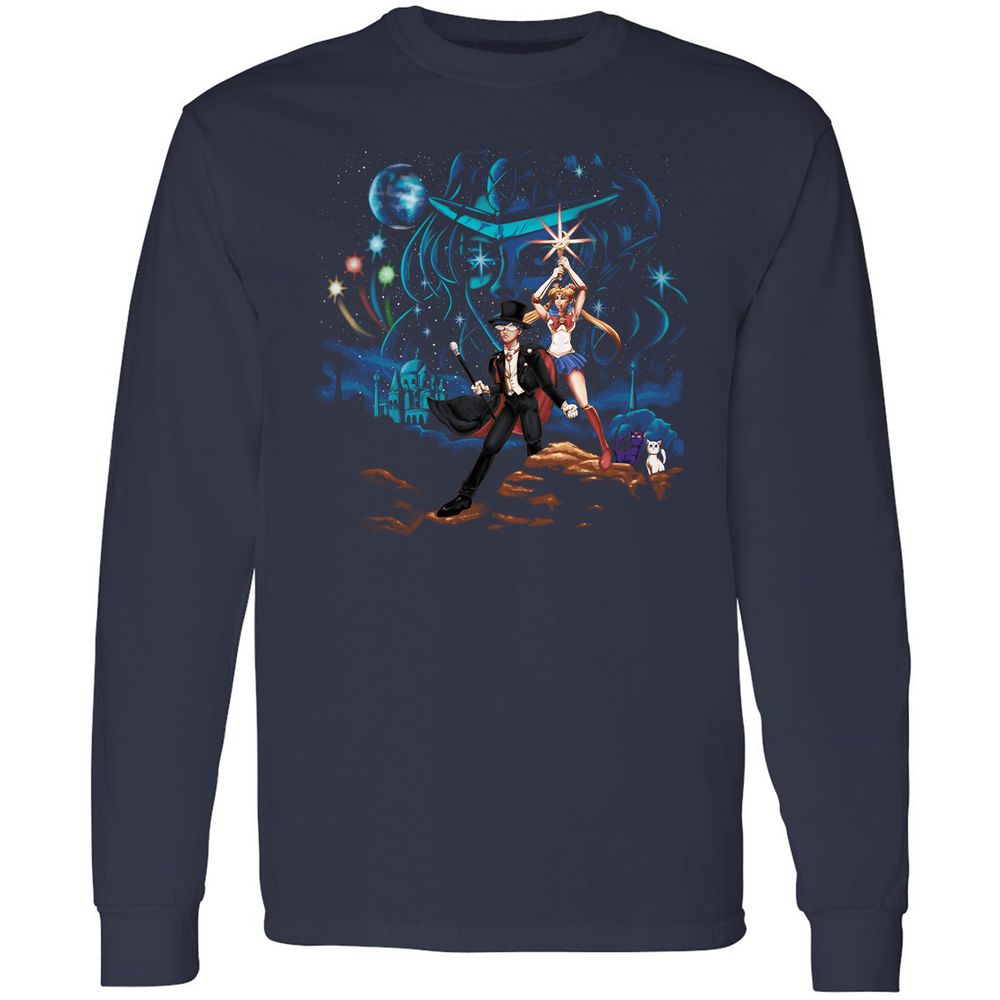 Long Sleeve T-Shirt - CRV834QB - Navy - 2