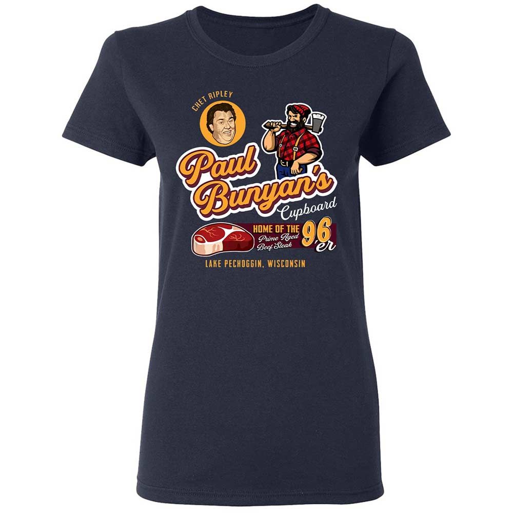 Women's T-Shirt - AJGPF7ZV - Navy - 2