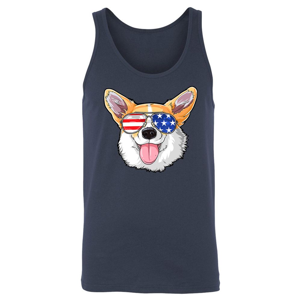 Unisex Jersey Tank - XBNHQ6JR - Navy - 2