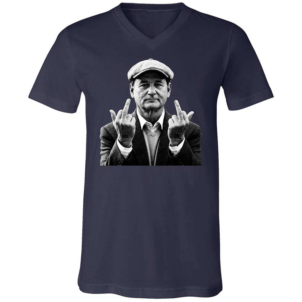 Bill Murray Middle Finger - Navy - 2