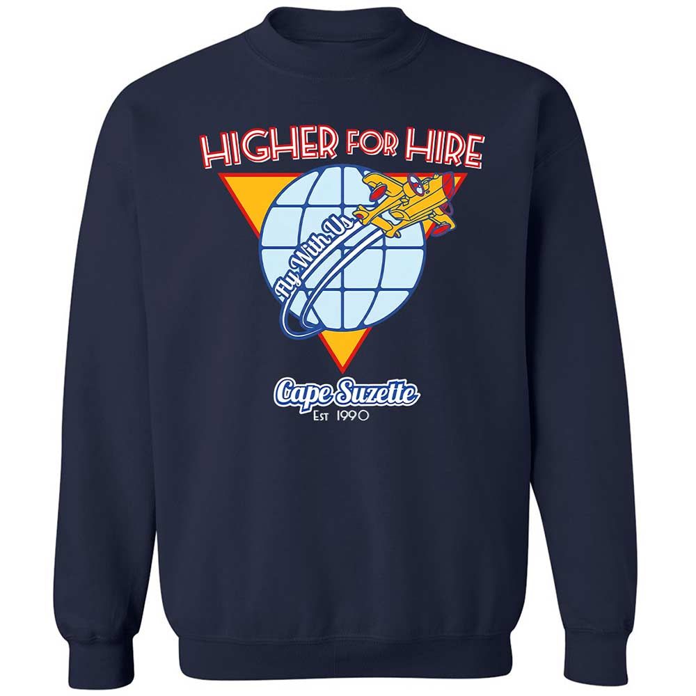 Higher For Hire - Navy - 2