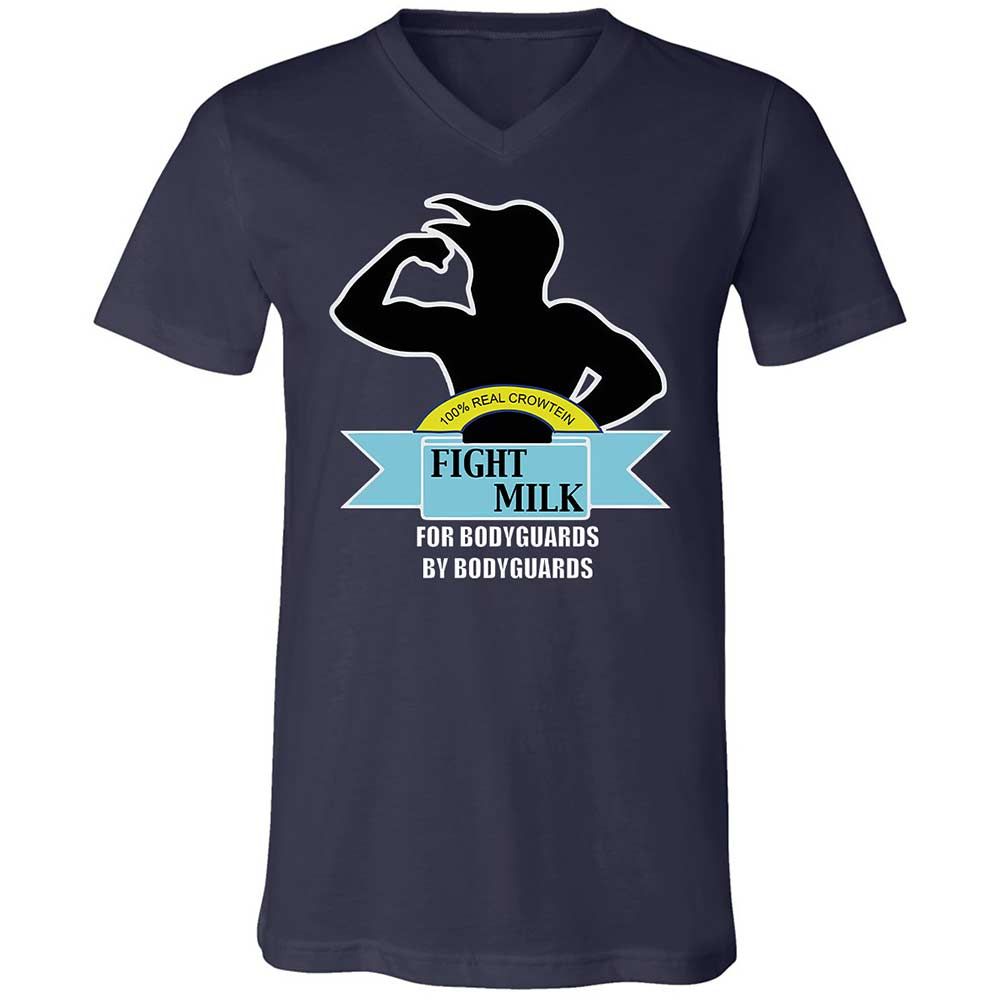 Unisex V-Neck T-Shirt - 6V6AVREN - Navy - 2