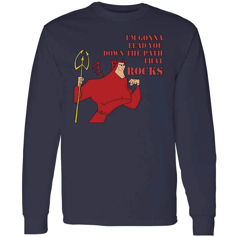Long Sleeve T-Shirt - 7SDWQVM3 - Navy - 2