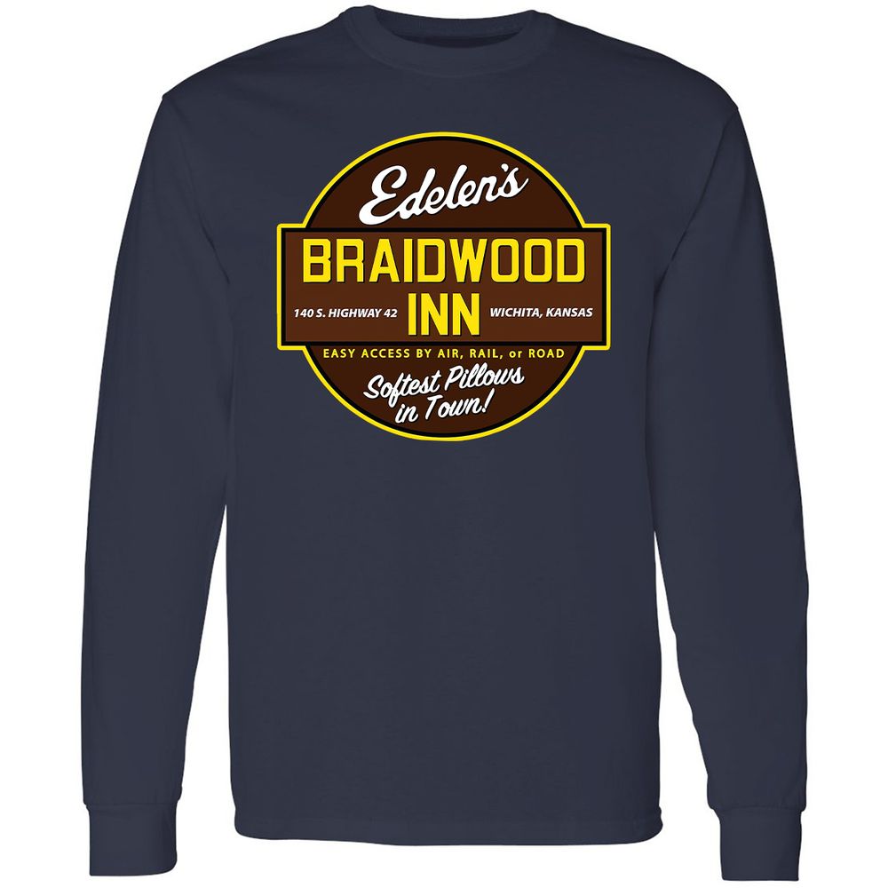 Long Sleeve T-Shirt - DZQXCUZV - Navy - 2