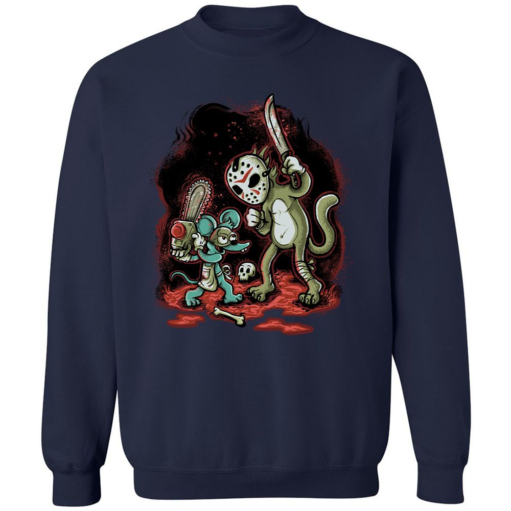 Classic Unisex Sweatshirt - 8VDV3HYS - Navy - 2