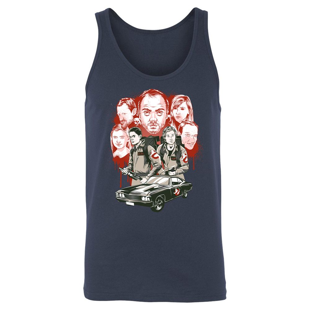 Unisex Jersey Tank - 5QYA7BRZ - Navy - 2