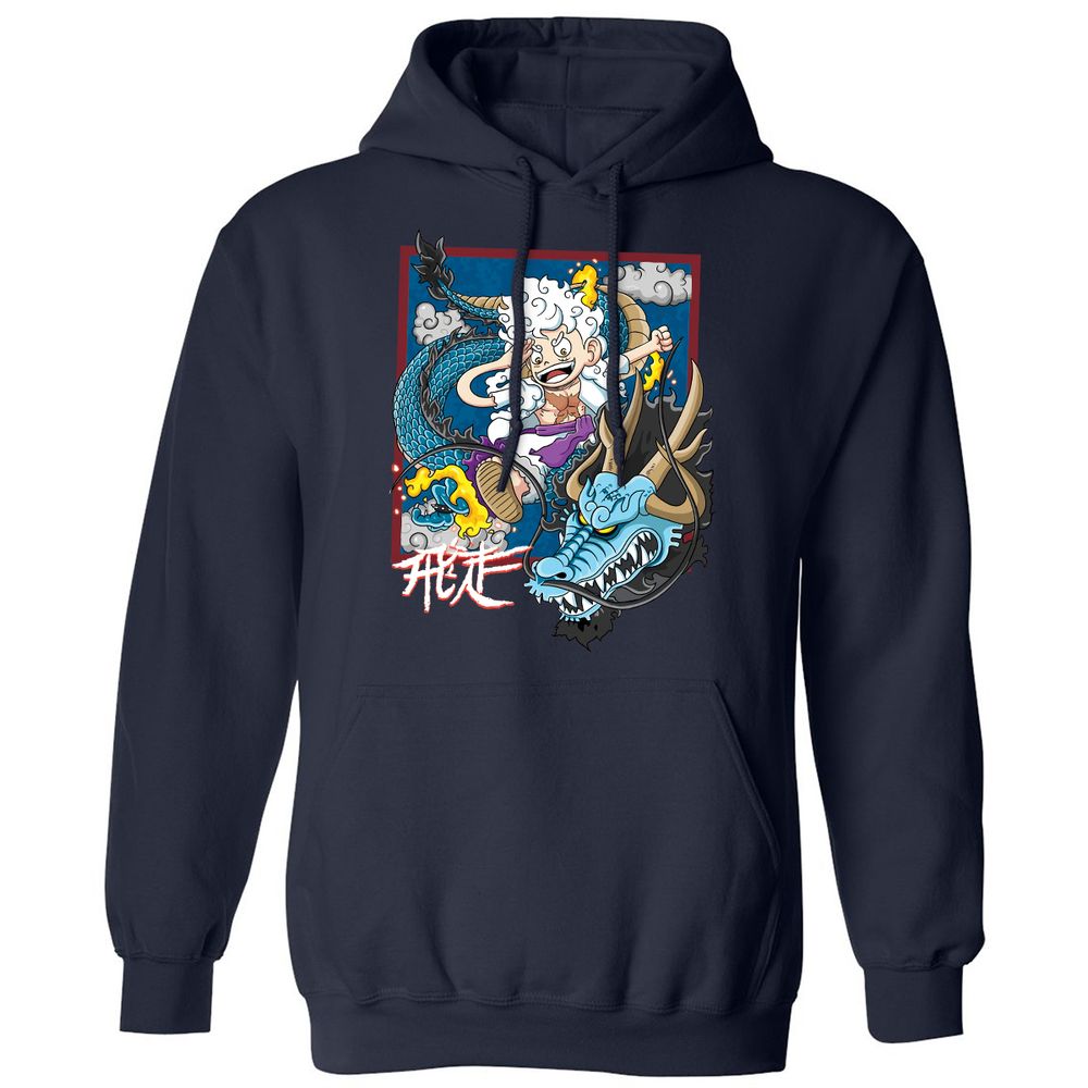Classic Unisex Hoodie - QMHDWU5Z - Navy - 2