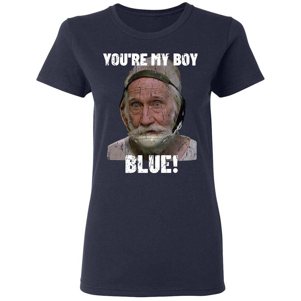 Women's T-Shirt - L597H7HF - Navy - 2