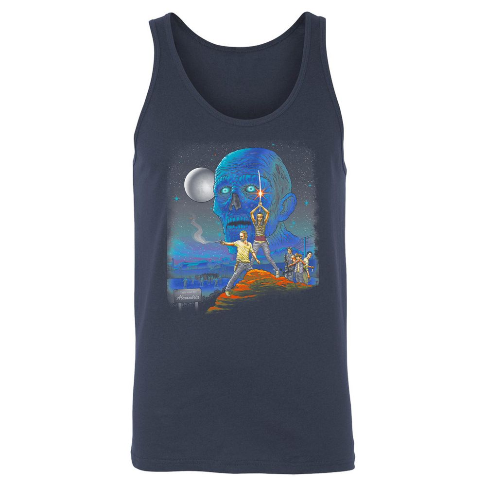 Unisex Jersey Tank - 9U73A25V - Navy - 2