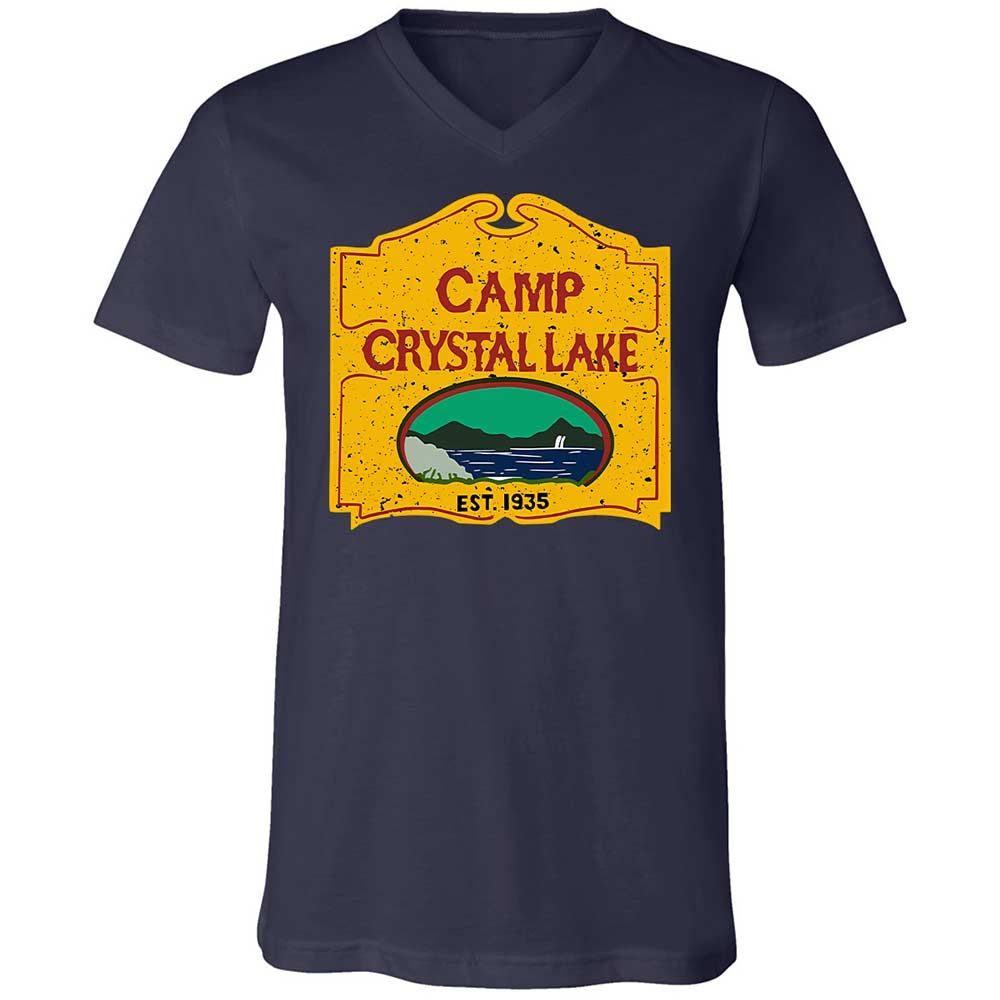 Unisex V-Neck T-Shirt - HMD99AW6 - Navy - 2