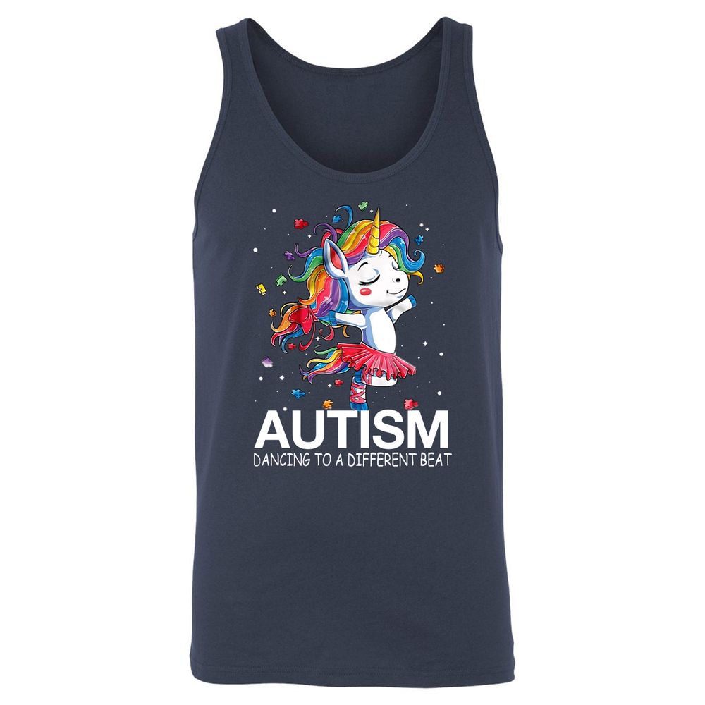 Unisex Jersey Tank - D9BJXG4Y - Navy - 2