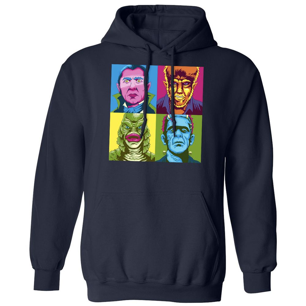 Classic Unisex Hoodie - QQG74CA5 - Navy - 2