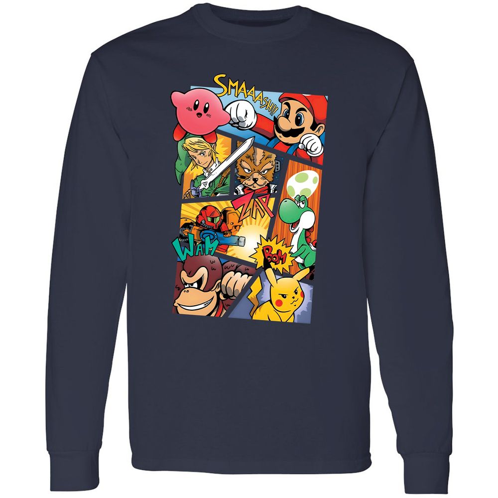 Long Sleeve T-Shirt - 7UTEJR31 - Navy - 2