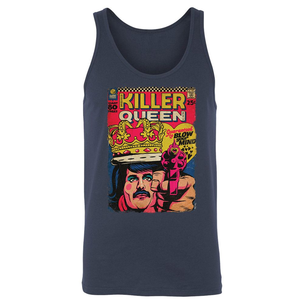 Unisex Jersey Tank - EU8N5HT6 - Navy - 2