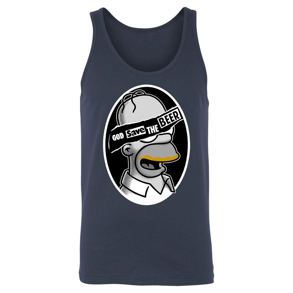 Unisex Jersey Tank - EUTY9PUP - Navy - 2