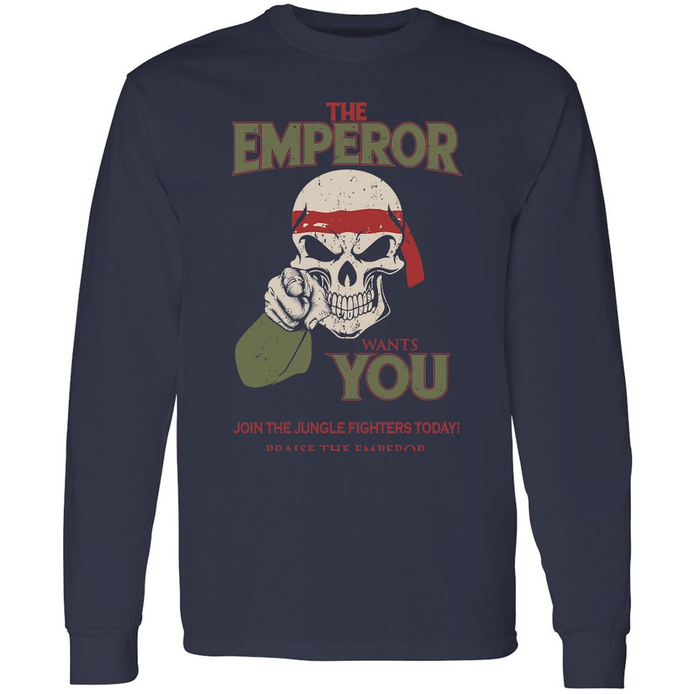 Long Sleeve T-Shirt - X6531H7H - Navy - 2