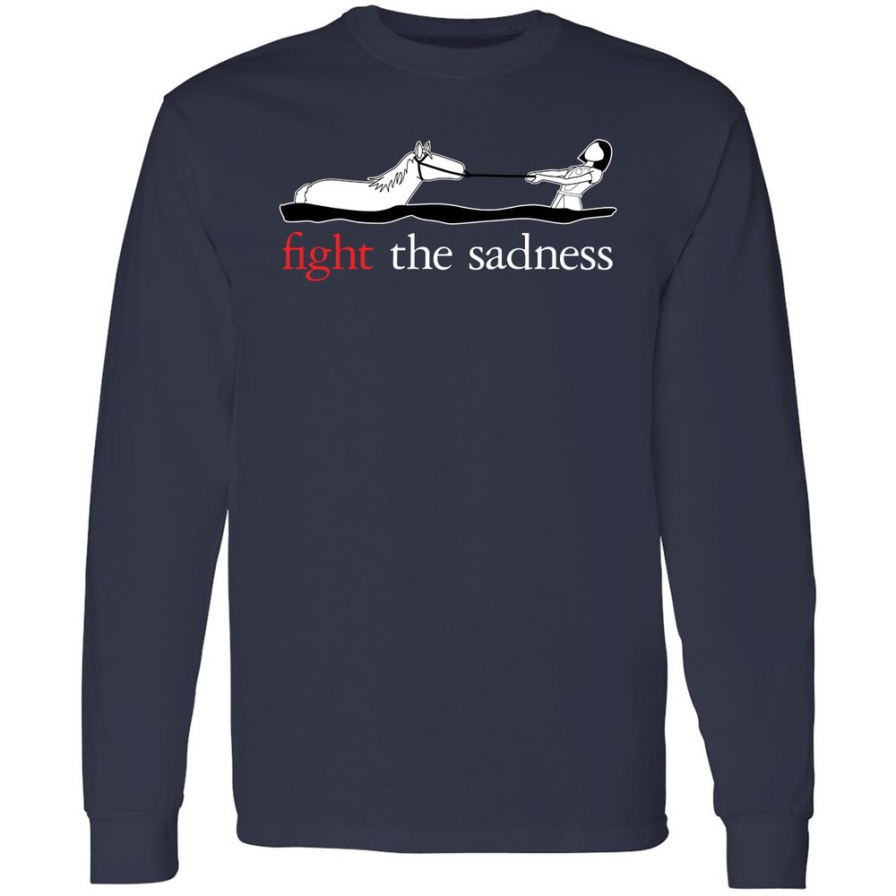 Long Sleeve T-Shirt - FGR9LWQL - Navy - 2